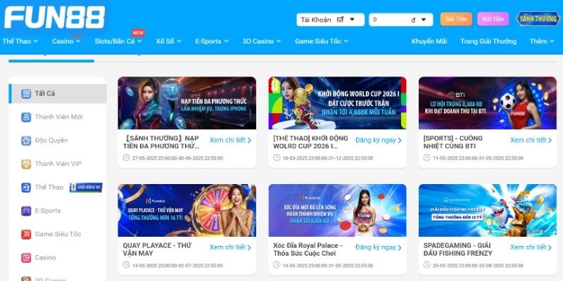 Khuyến mãi VIP Fun88 nạp tiền trúng IPhone
