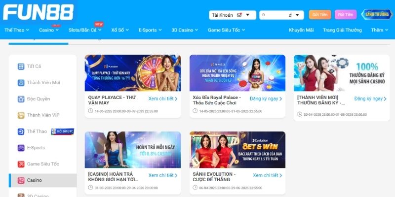 Làm sao để nhận cược miễn phí Fun88