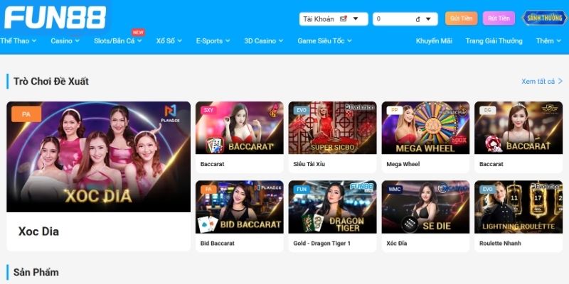Rút tiền Fun88 đảm bảo an toàn, sòng phẳng