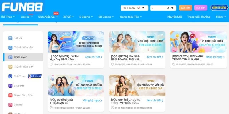 Tầm quan trọng của thưởng sinh nhật Fun88